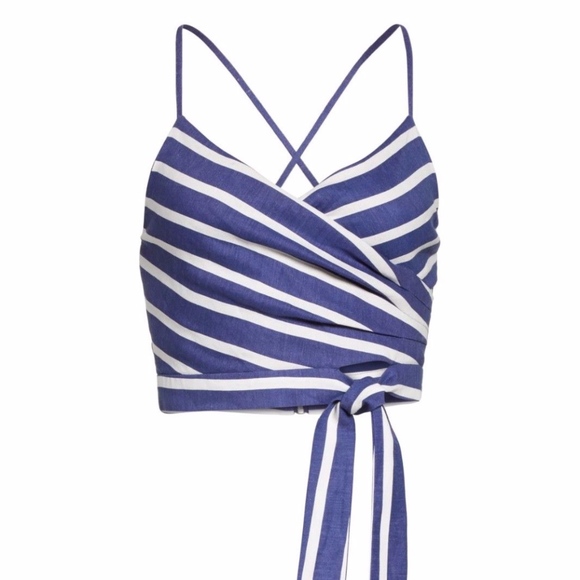 Alice + Olivia Tops - NWT $225 Alice + Olivia Rayna Surplice Crop Top in size 8!